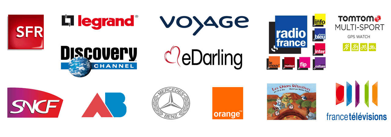 Voix off homme, références